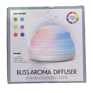 New Bliss Aroma Diffuser Soothing Color Changing LED USB-Powered